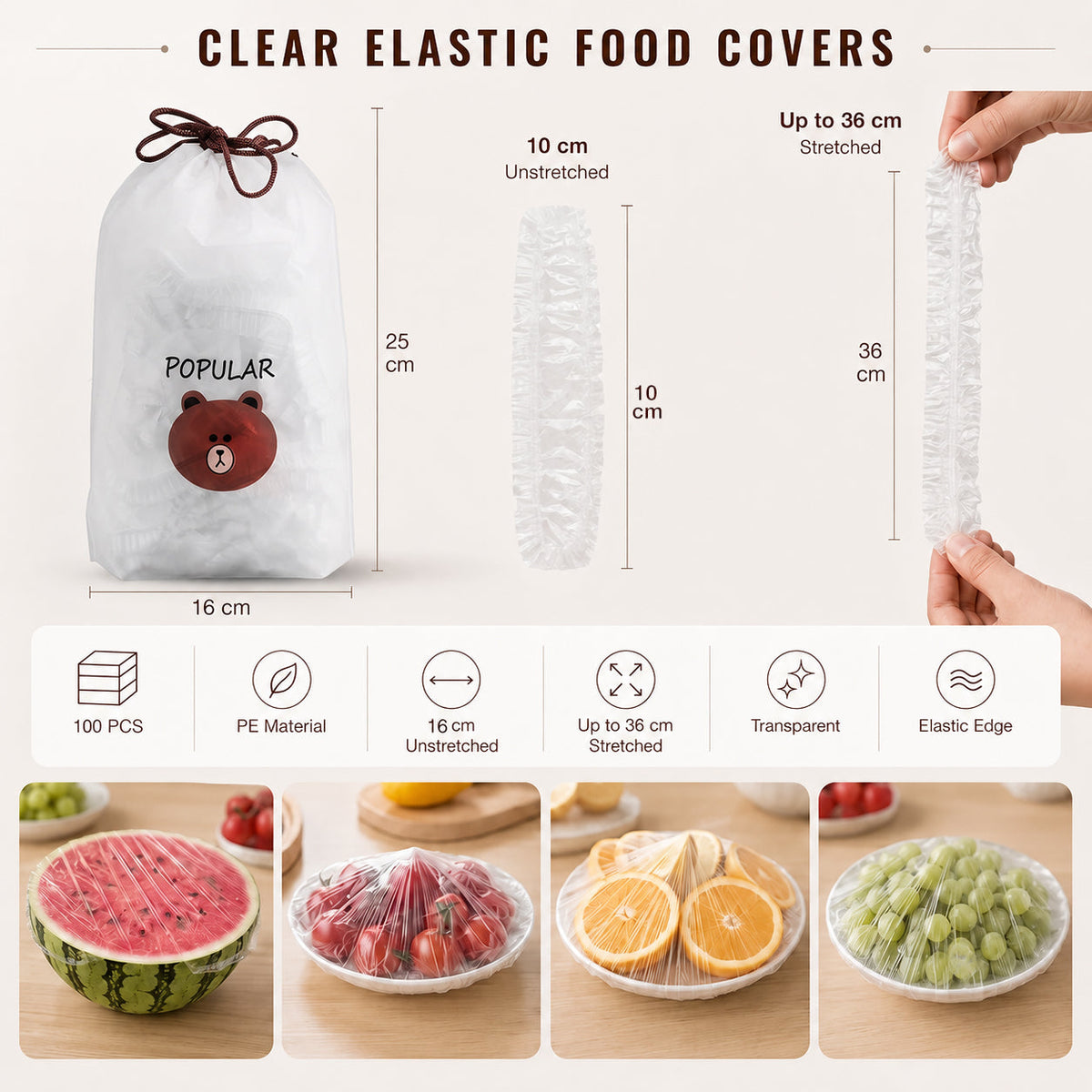 ⏳LAST DAY DEAL — BUY 1 GET 1 FREE! 🔥 Disposable Stretch Food Covers for Bowls & Plates