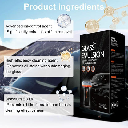 ⚡50K+ SOLD!🔥🔥2026 Handheld Car Glass Oil-Film Remover