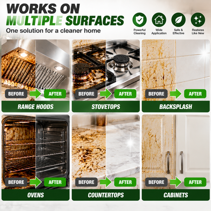 ⏳LAST DAY DEAL — BUY 1 GET 1 FREE!🧽 Heavy Duty Kitchen Degreaser Spray