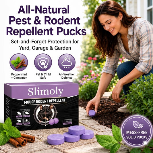 ⏳LAST DAY DEAL — BUY 1 GET 1 FREE!🐭 All-Natural Peppermint & Cinnamon Pest & Rodent Repellent Pucks 🕷️🐍