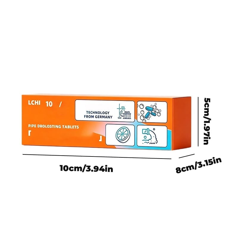 A box containing ten pieces