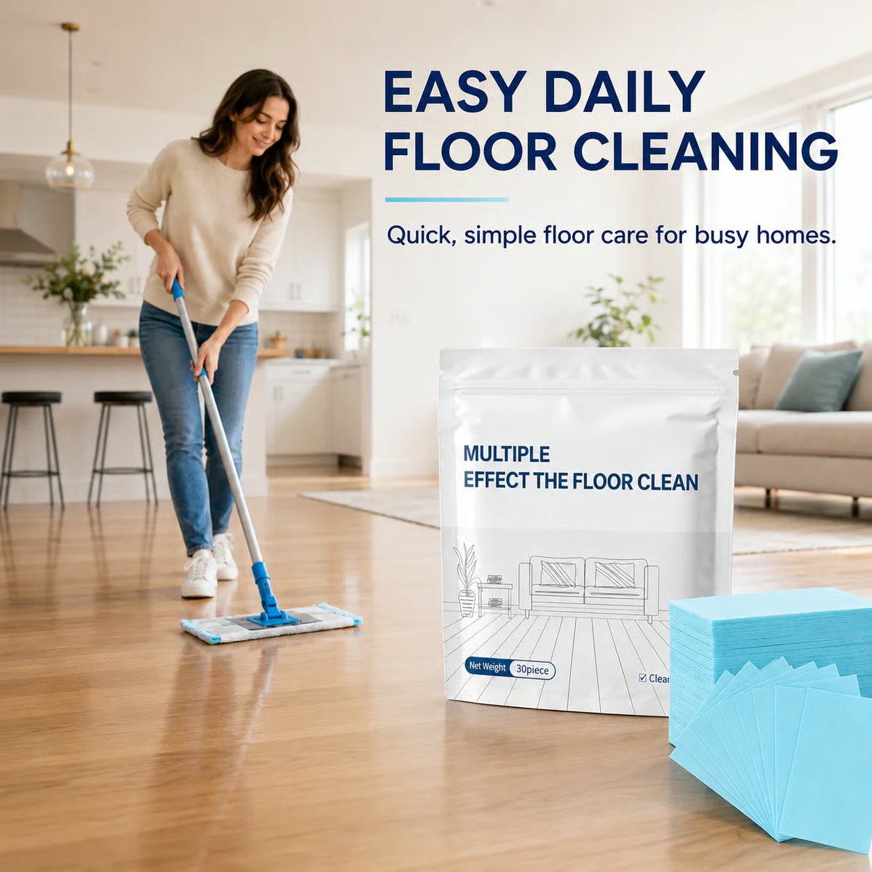 🧽Floor Cleaning Tablets Multi-Surface Antibacterial Cleaner✨