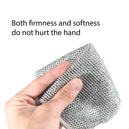 🏡10 Counts Dishwashing Rags, Wet and Dry Use, Multipurpose Non-Scratch Wire Dishcloths for Kitchen Cleaning