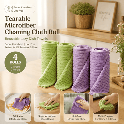 🥳2026 HOT SALE-🧽 20PCS Tearable Antibacterial Cleaning Cloths