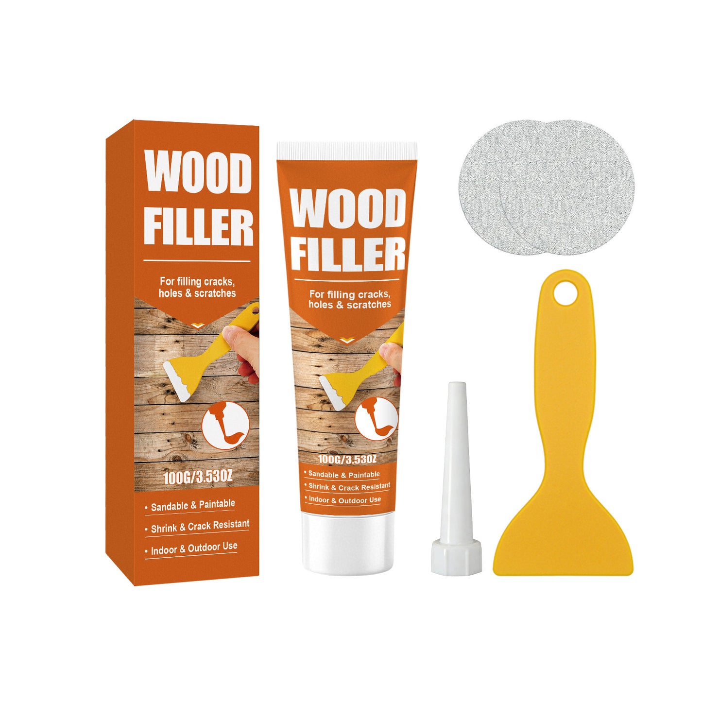 🏡Wood Filler for Cracks and Holes✨