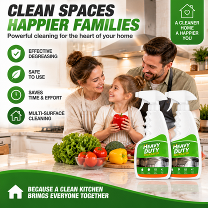 ⏳LAST DAY DEAL — BUY 1 GET 1 FREE!🧽 Heavy Duty Kitchen Degreaser Spray