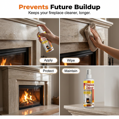 🔥 BUY 1 GET 1 FREE — Fast-Acting Fireplace Cleaner, No Scrubbing Mess!🏡