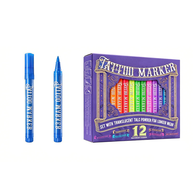 🎉✨ Glow Party Tattoo Pens 🌈