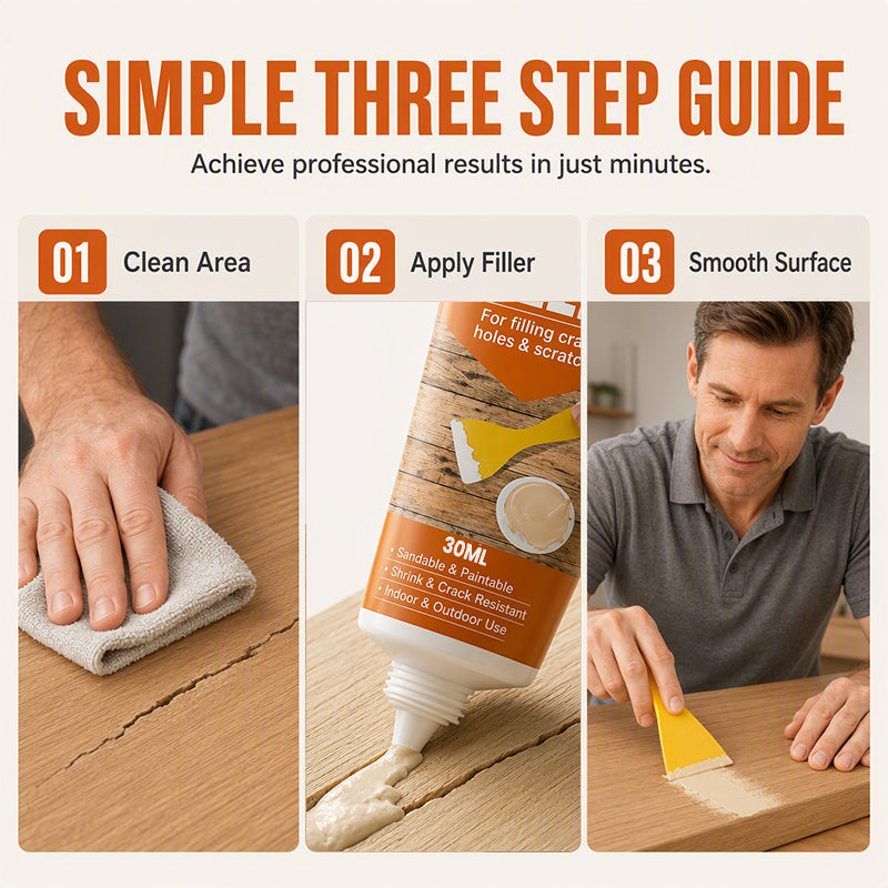 🏡Wood Filler for Cracks and Holes✨